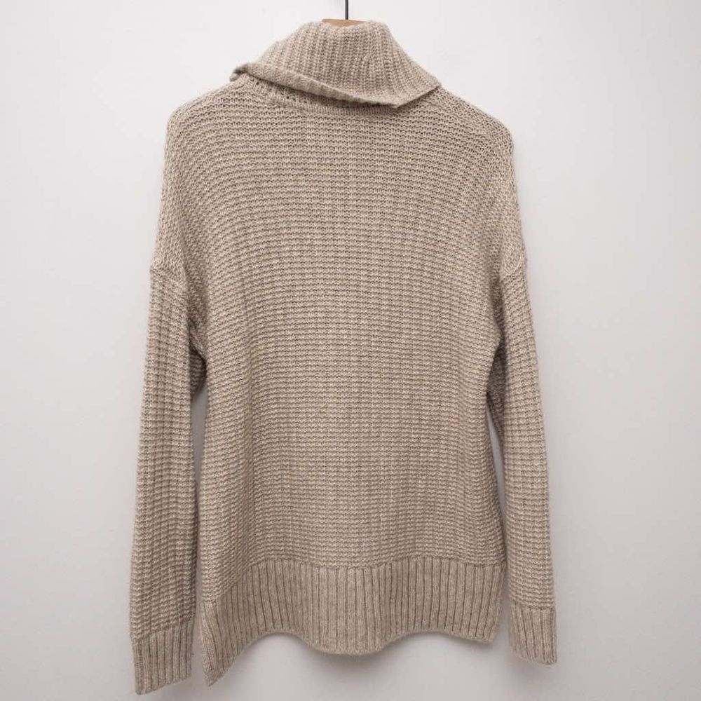 Madewell Ribbed Turtleneck Tunic Sweater Size Medium - Picture 4 of 9